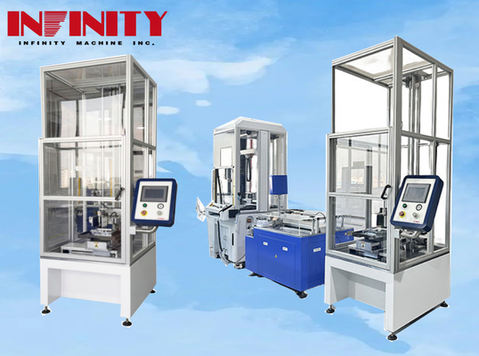 เครื่องทดสอบการกระแทกลูกกลองตกแบบอัตโนมัติสามแกน สําหรับการทดสอบการตกแบบไม่เสียค่าของแท็บเล็ต