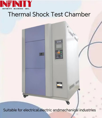 ความเท่าเทียมของอุณหภูมิ 2.0C โปรแกรมห้องทดสอบแรงกระแทกอุณหภูมิสูงต่ําสําหรับผู้ใช้เครื่องจักรทั้งหมด