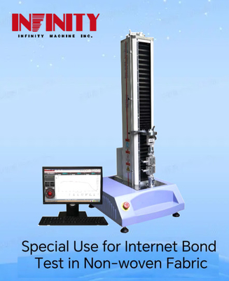 100N ความสามารถค่าแรง เครื่องทดสอบการผูกพันภายในผ้าไม่เนื้อ 0.001mm ความละเอียดการขยับ
