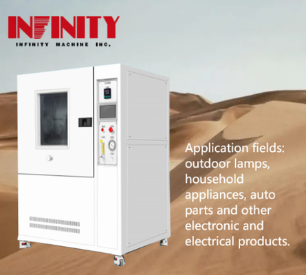 กล่องภายในเหล็กไร้สแตนเลสห้องทดสอบสิ่งแวดล้อม 800 * 800 * 800mm 220V 50Hz 1.5KW