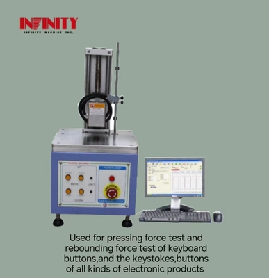 AC Servo Motor Servo Control Keystroke Tester สําหรับวัตถุประสงค์และหน่วยการกดคีย์สลับ kgf