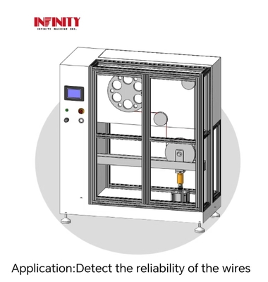 เครื่องทดสอบความทนทานความอ่อนเพลียของสายเคเบิล ความเร็วในการทํางาน 120 rpm/min