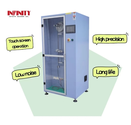W800 × D650 × H1700mm Wire Swing Life Tester สําหรับพื้นที่ยก 1390-1395 มม และน้ําหนักภาระ 1PC 200 กรัม