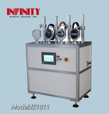 เครื่องทดสอบอายุการใช้งานของหูฟังเครื่องขับเคลื่อนมอเตอร์ AC Servo สําหรับมุมทดสอบที่แม่นยําและความเร็วหมุน