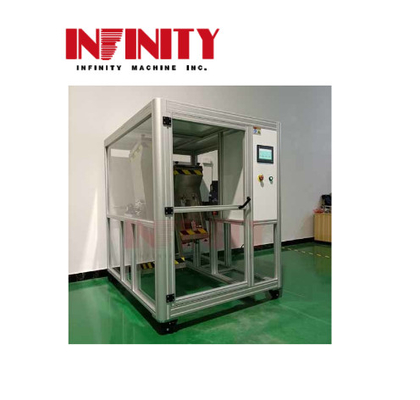 IEC 60068-2-32 เครื่องทดสอบการหล่นสําหรับการทดสอบการหล่นด้วยการควบคุมแผ่นสัมผัส AC220V 50Hz 5A