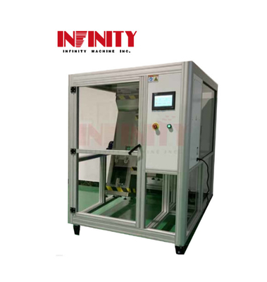 IEC60068 อัคริลิค กล่องโทรศัพท์มือถือ รีล ดรอป อัมพาตเทสเตอร์ 350 มม ความสูงการตก AC220V 50Hz 5A