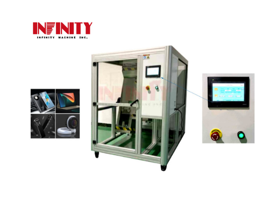 IEC 60068-2-32 เครื่องทดสอบการหล่นสําหรับการทดสอบการหล่นด้วยการควบคุมแผ่นสัมผัส AC220V 50Hz 5A