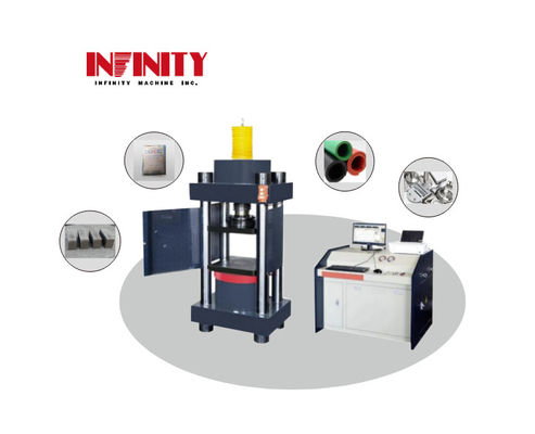เครื่องทดสอบการบดแบบดิจิตอลเต็มแบบปิดลุป Micro Electro Hydraulic Servo Compression Machine สําหรับการบรรทุกและบํารุงรักษาภาระที่เท่าเทียมกัน