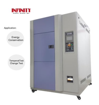 Eco Friendly IE31A1 Series 80L~408L ห้องทดสอบการกระแทกทางความร้อนที่สามารถโปรแกรมได้ สําหรับแบตเตอรี่