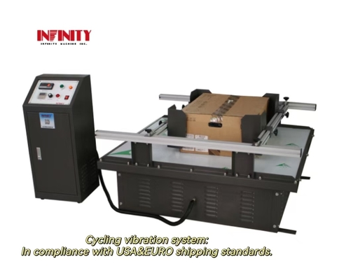 IZ1010 Cycling Type Package Shipping Testing Simulated Transport Vibration Test Bench