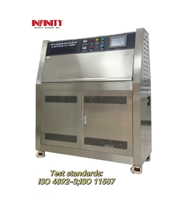 ISO 4892-3 UV Climate Chamber กล่องทดสอบสภาพอากาศธรรมชาติแบบจําลอง อุณหภูมิ ความชื้นความชื้น UV aging tester