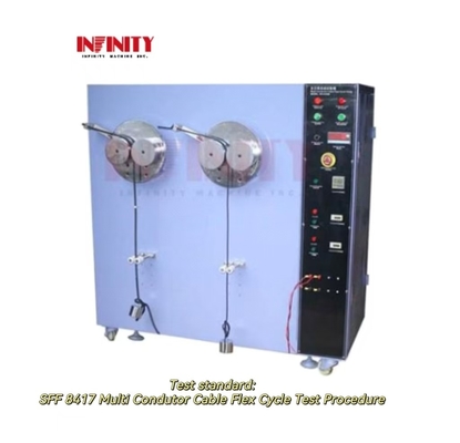 SFF 8417 เครื่องทดสอบวงจรการบิดสายเคเบิลสําหรับการทดสอบการบิดสายเคเบิลการสื่อสาร