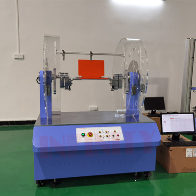 เครื่องทดสอบแกนแบบอัตโนมัติเต็ม 360 องศา 50kgf 100kgf เปิด/ปิด Notebook Laptop LCD Pivot Test Machine For Lab
