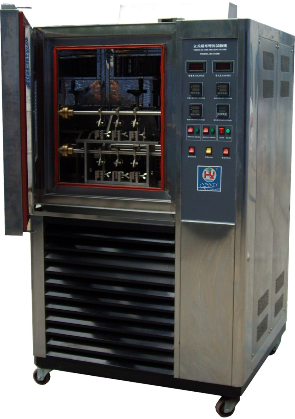 อุปกรณ์ทดสอบสภาวะแวดล้อมในแนวตั้งสำหรับอุปกรณ์ Hardy ASTM D1790