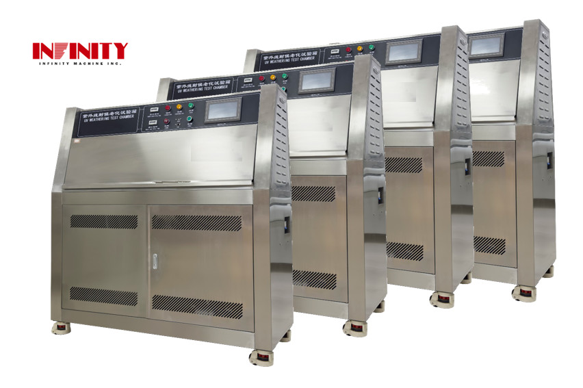 เครื่องทดสอบสภาพอากาศแบบเร่ง UV จำลองรังสีอัลตราไวโอเลตจากแสงอาทิตย์