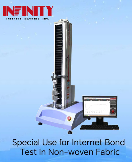 100N ค่าแรง ความจุ การควบคุม servo / การทดสอบการผูกพันภายในผ้าที่ไม่เนื้อผ้า ด้วยความแม่นยําความเร็ว ± 0.5%