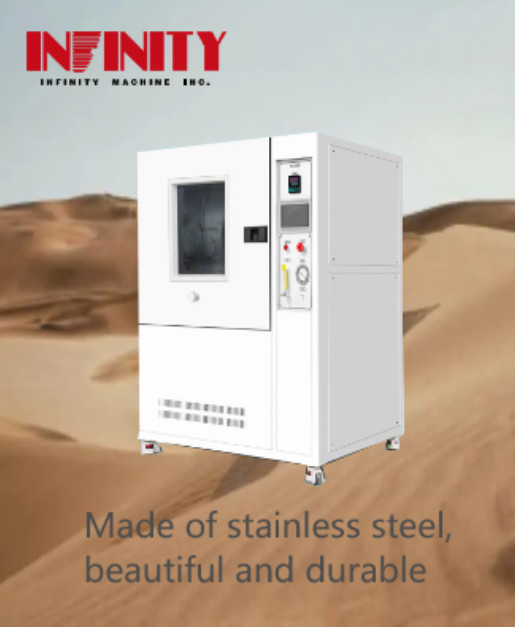 กล่องภายในเหล็กไร้สแตนเลสห้องทดสอบสิ่งแวดล้อม 800 * 800 * 800mm 220V 50Hz 1.5KW