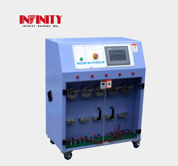 AC220V 50Hz 10A เครื่องทดสอบดึงสาย 5 สถานที่สําหรับเวลาเร่งและช้าของมอเตอร์ 45ms
