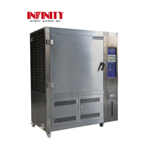 แสงแดด UV การเฒ่าแก่ห้องทดสอบสิ่งแวดล้อม หลอด UV การเร่งสภาพอากาศ RT+10°C~70°C 90% RH ~98% RH AC220V 50Hz 3KW