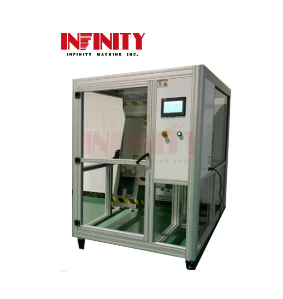 IEC60068 อัคริลิค กล่องโทรศัพท์มือถือ รีล ดรอป อัมพาตเทสเตอร์ 350 มม ความสูงการตก AC220V 50Hz 5A