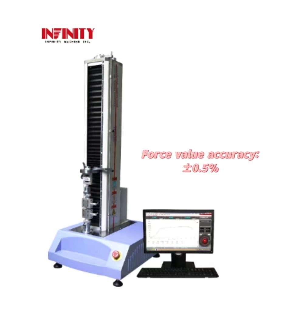 เครื่องทดสอบความยืดหยุ่นและความดันทั่วไปสําหรับยาง 500N Servo Control