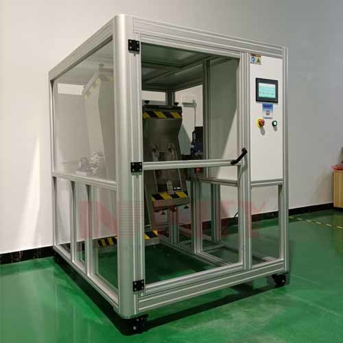 เครื่องทดสอบการตกแบบหมุนพร้อมการควบคุมผ่านแผงสัมผัส เครื่องทดสอบการตกแบบหมุน IEC 60068-2-3 IEC 60068-2-32