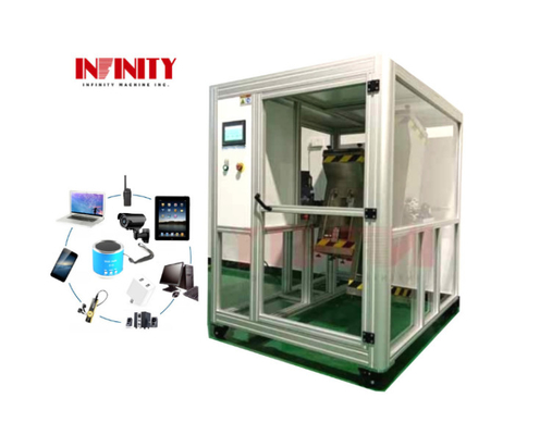 IEC 60068-2-32 เครื่องทดสอบแรงกระแทกแบบ Tumble Drop แบบสัมผัส 1,000 มม. 500 มม. แบบสุ่ม